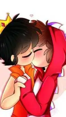 ai character: rapllino❤️🧡 background