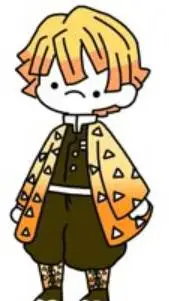 ai character: Silly Zenitsu :D background