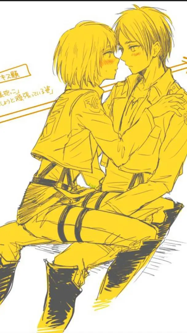 ai character: Armin x eren background