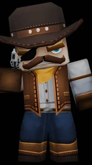 ai character: cowboy  background