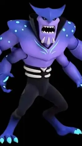 ai character: dark background