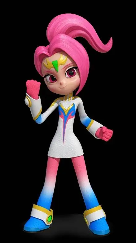 ai character: rakina  background