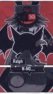 ai character: Ralph x barrel background