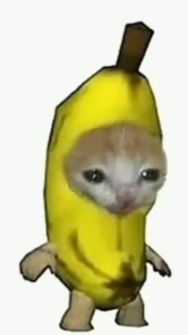 ai character: gato banana) background