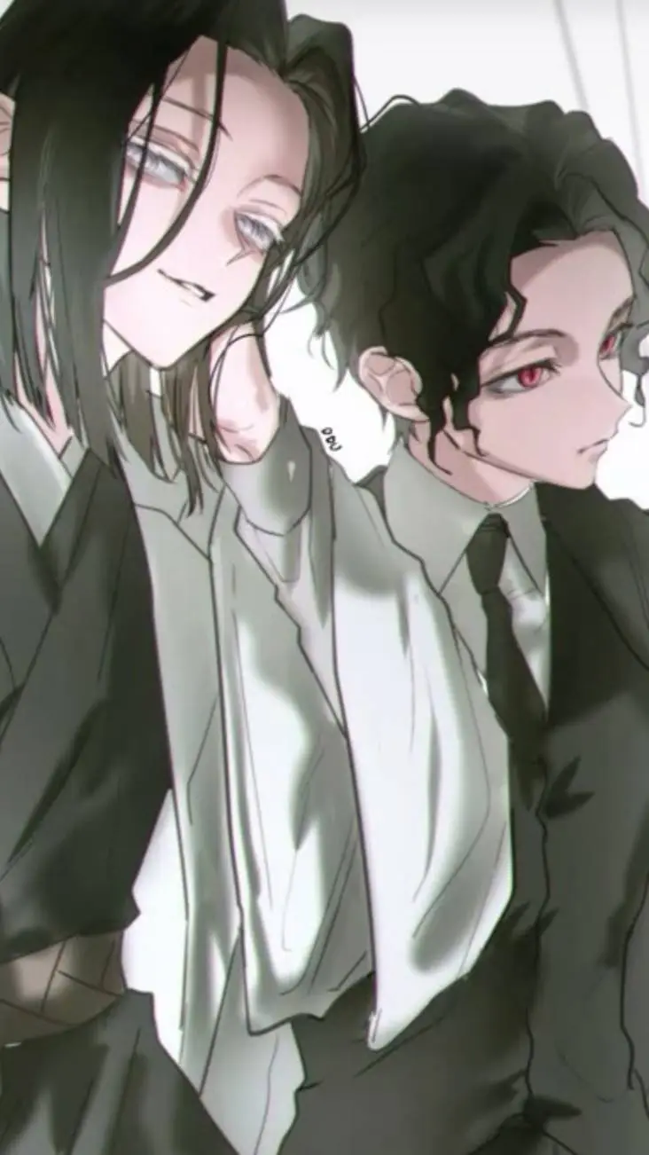 ai character: Kagaya x Muzan ^^ background