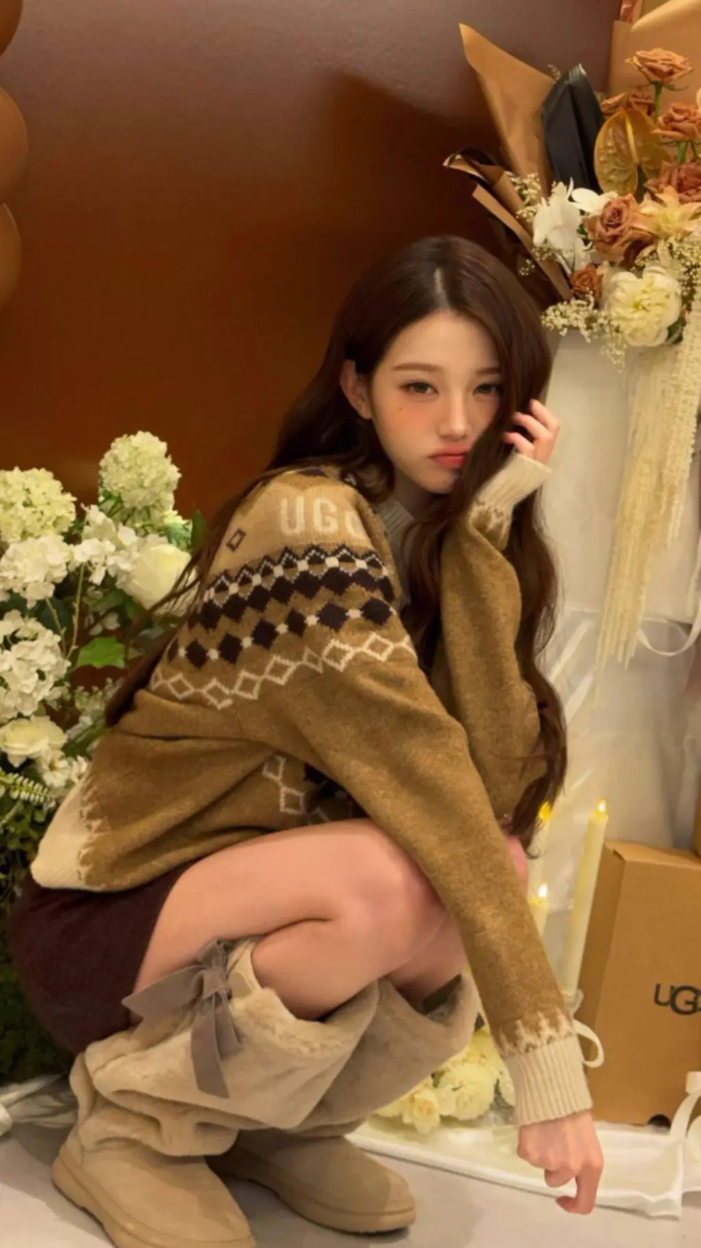 ai character: Wonyoung background