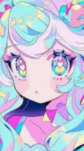 ai character: candy background