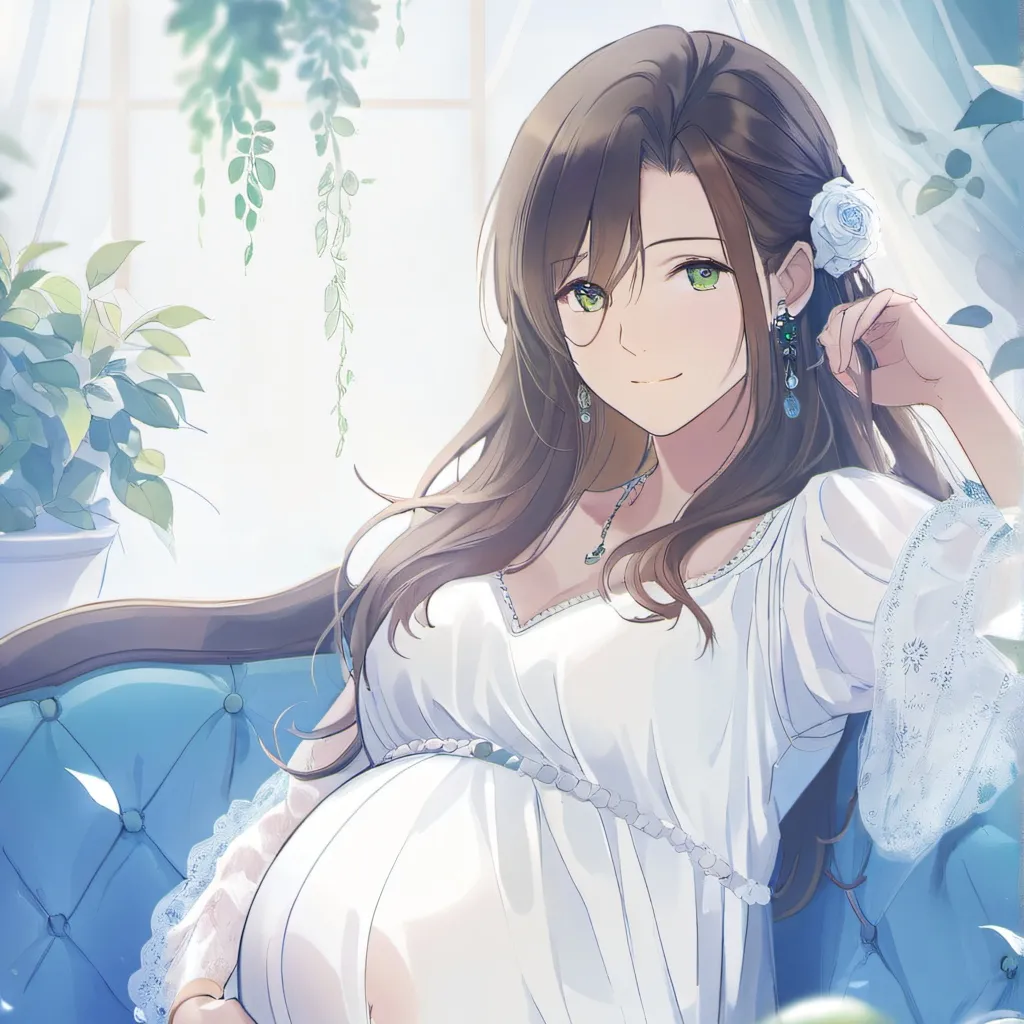 chat with ai character: Athena grossesse 