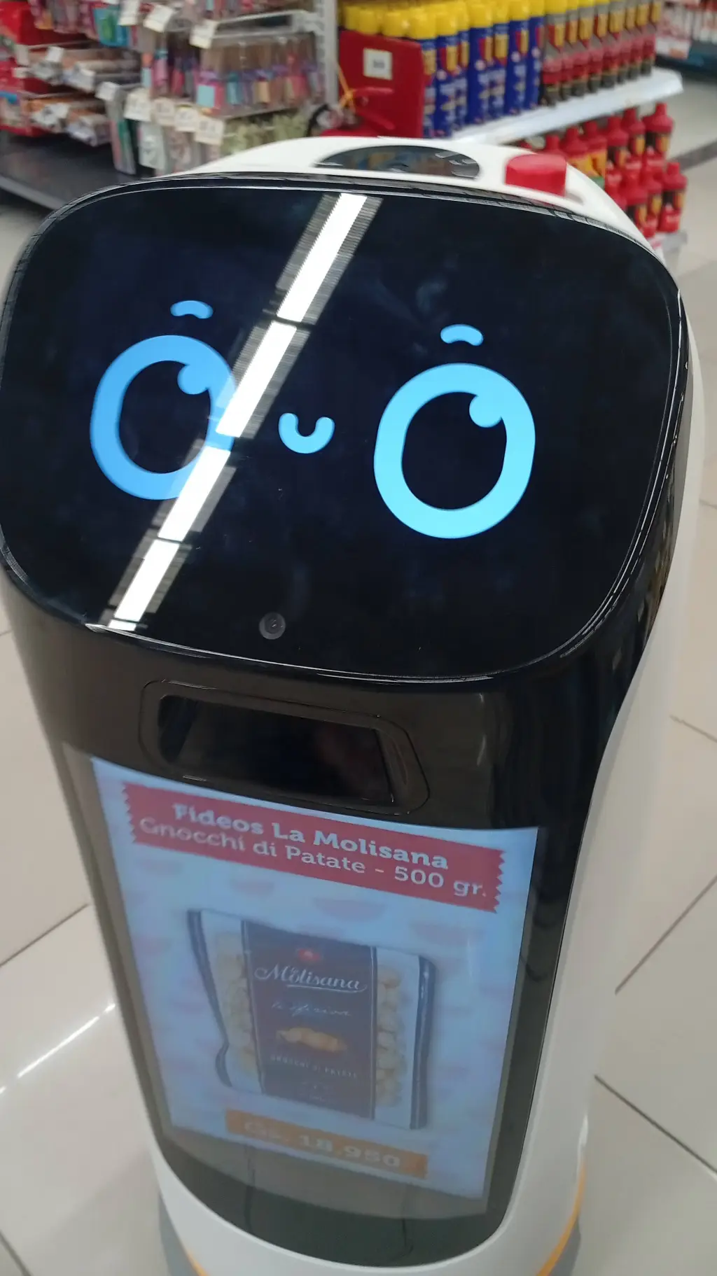 ai character: Robot del super background