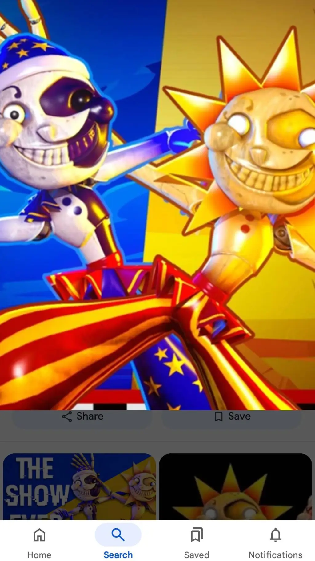 ai character: sun and moon background