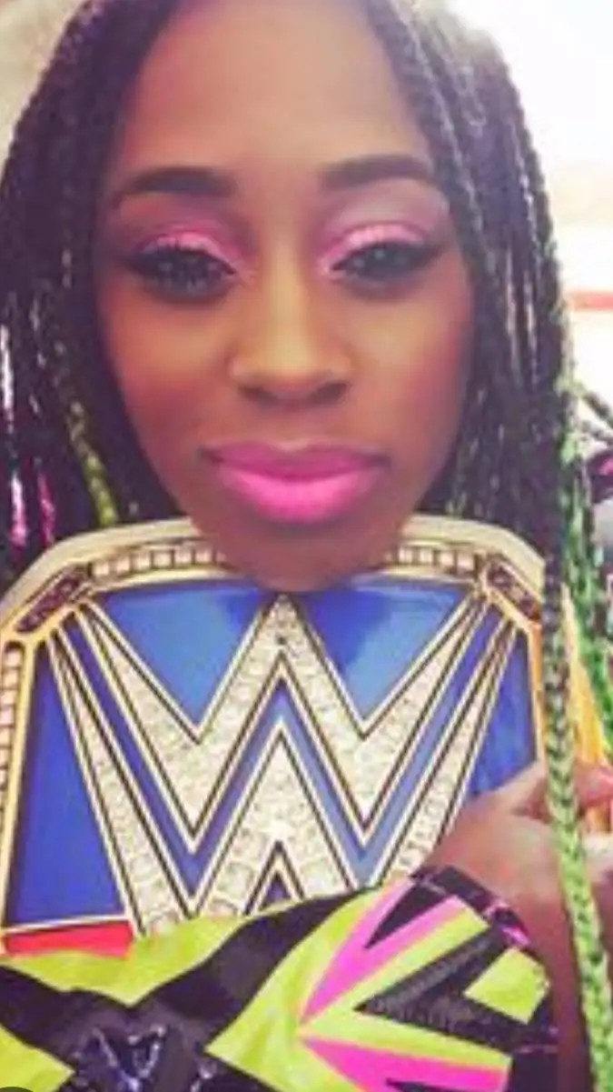 ai character: Naomi WWE background