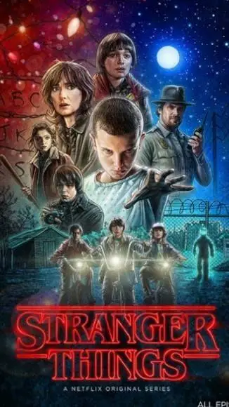 ai character: Stranger things  background