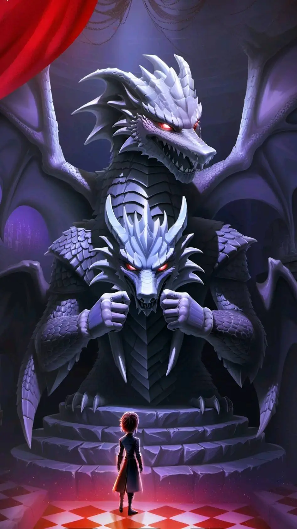 ai character: D&D x fnaf background