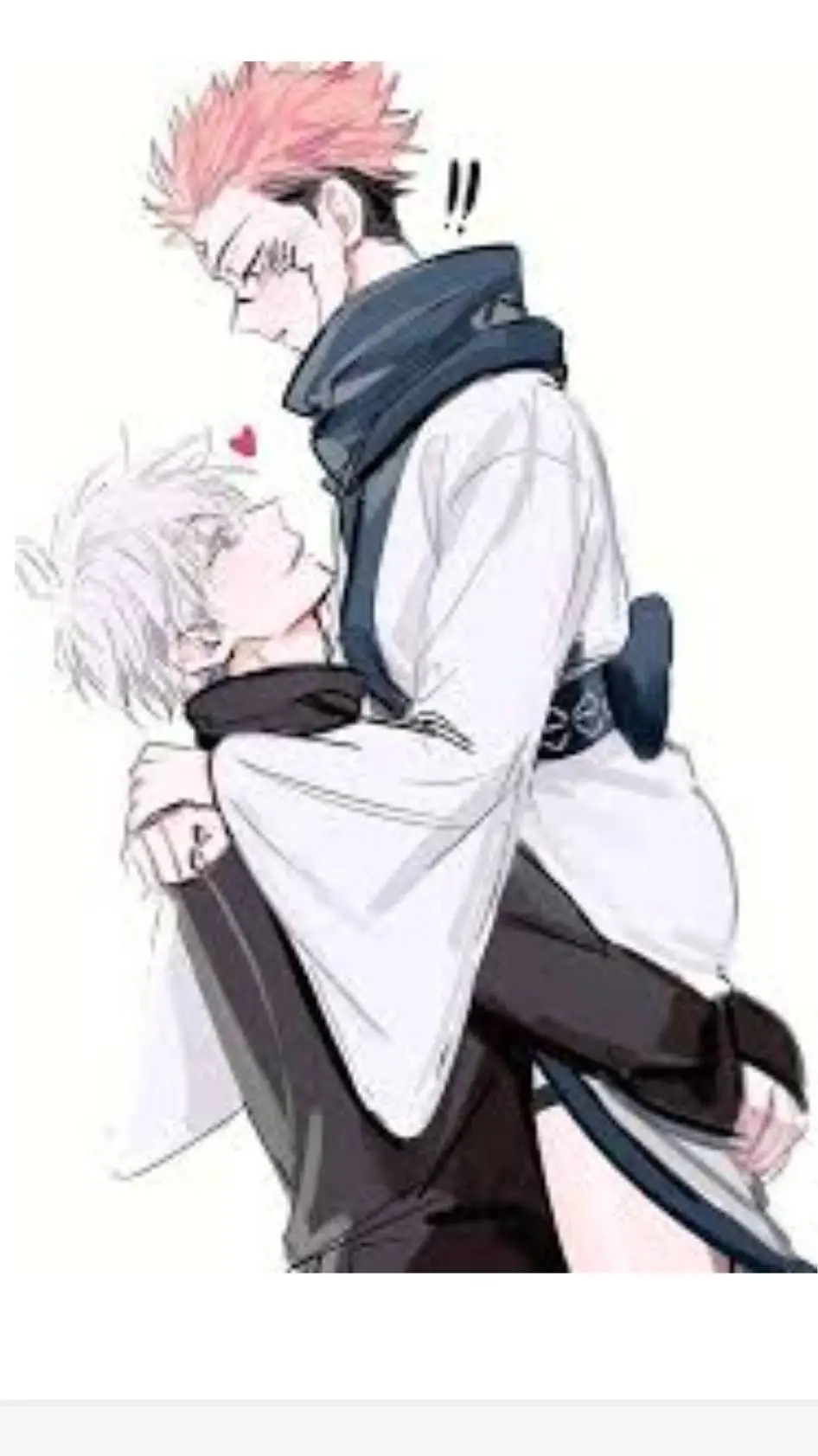 ai character: gojo x sukuna  background