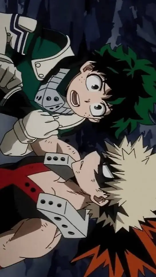 ai character: bakugo et Deku  background