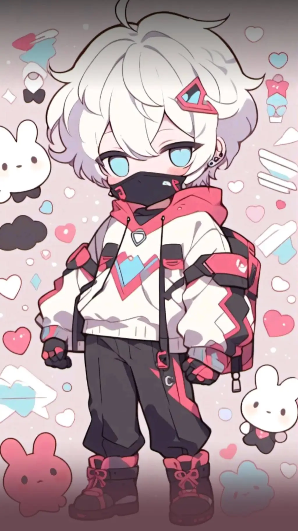 ai character: MHA ❤️ background