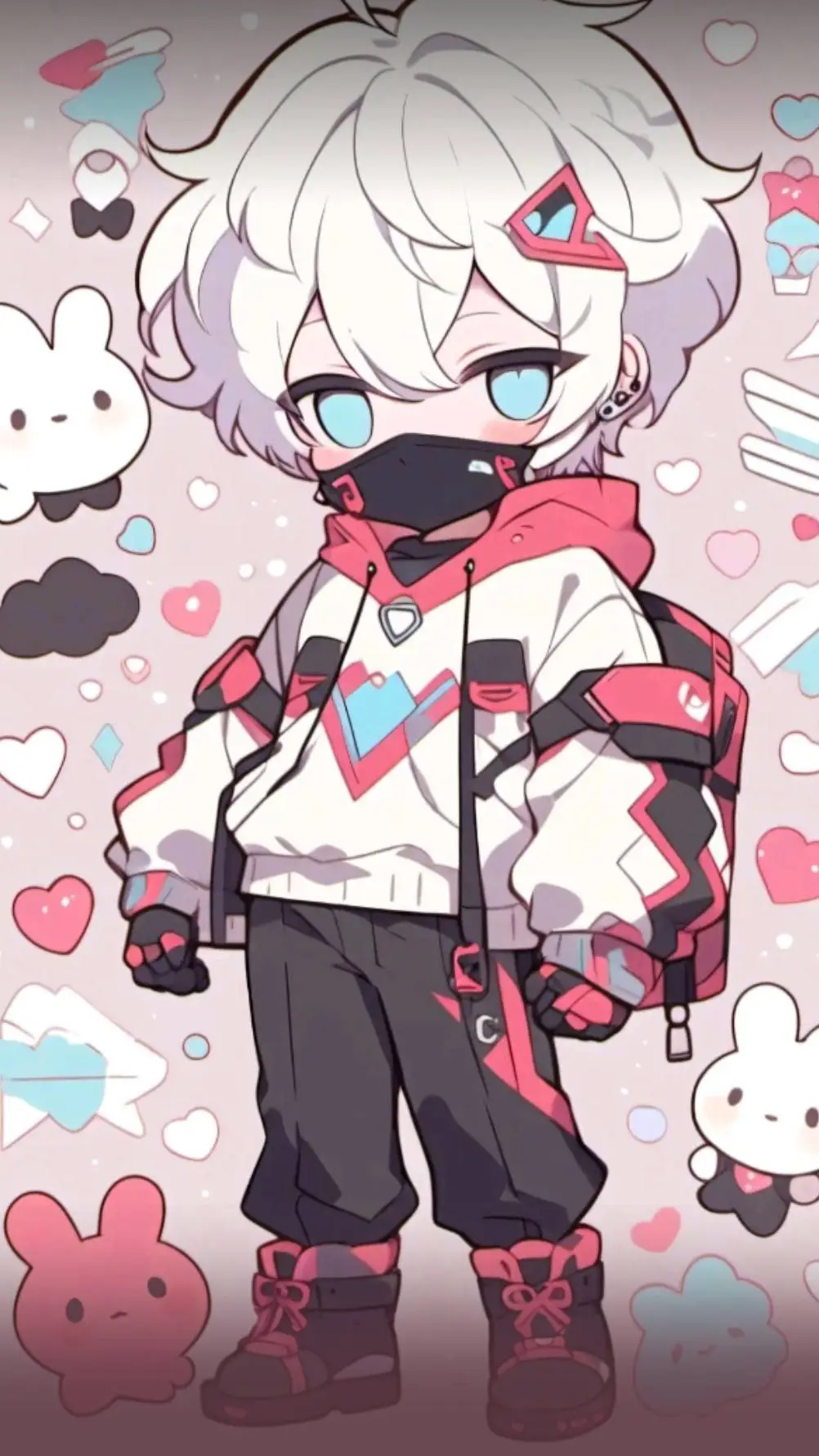 ai character: MHA ❤️ background
