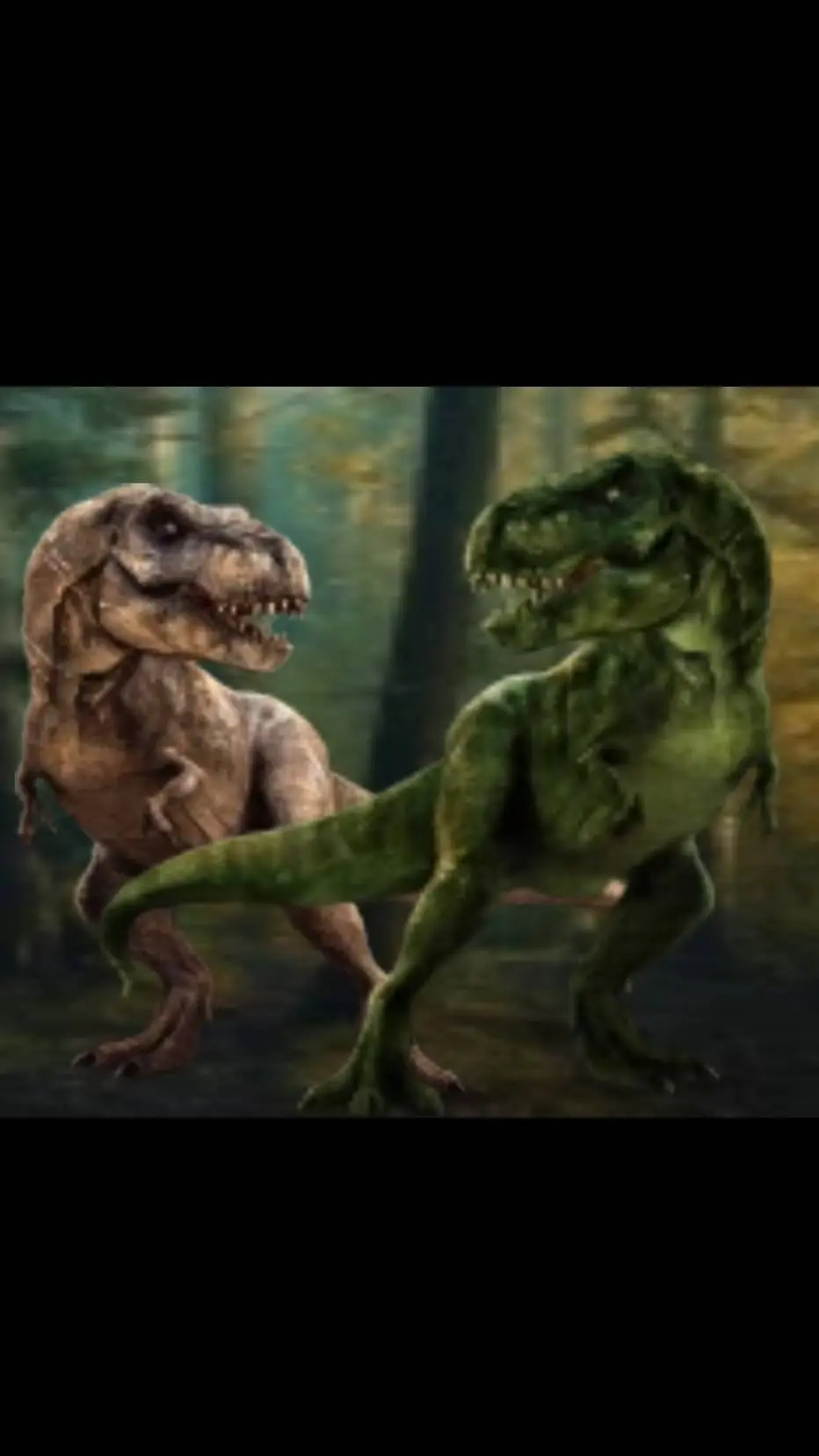 ai character: bull X rexy background