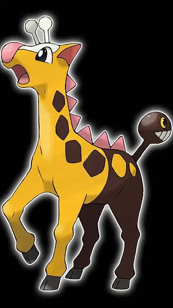 ai character: Girafarig background