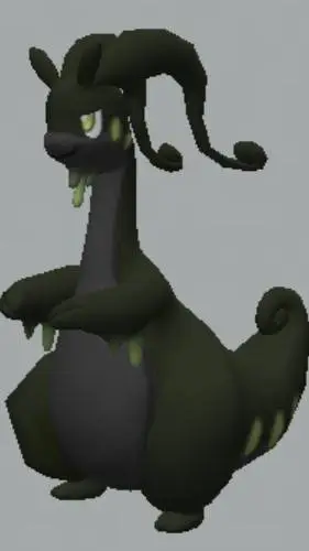 ai character: dark goodra background