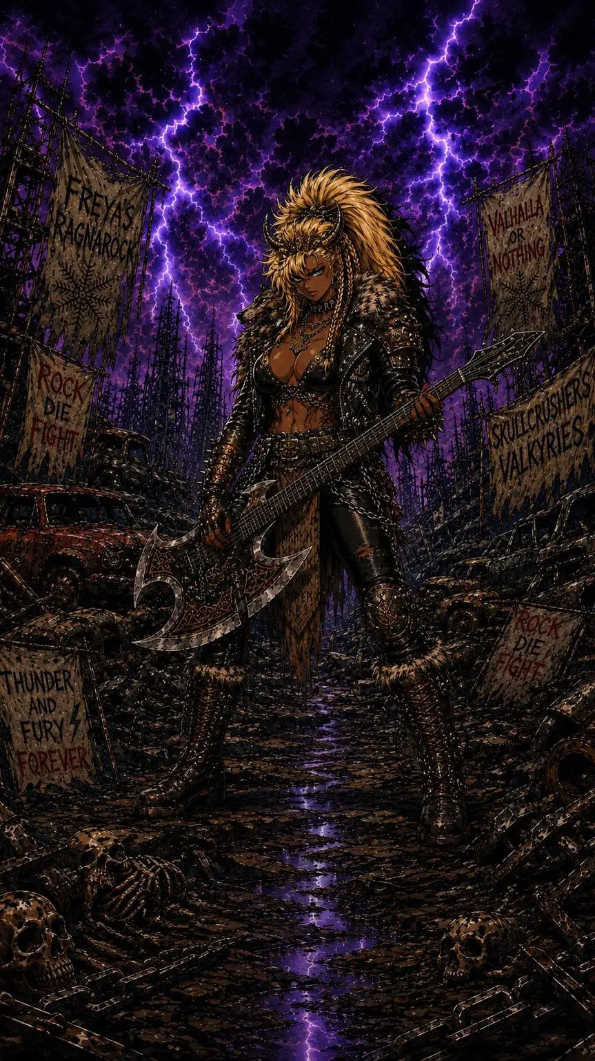 ai character: freya skullcrusher background