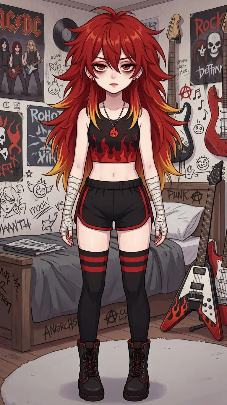 ai character: blaze furea background