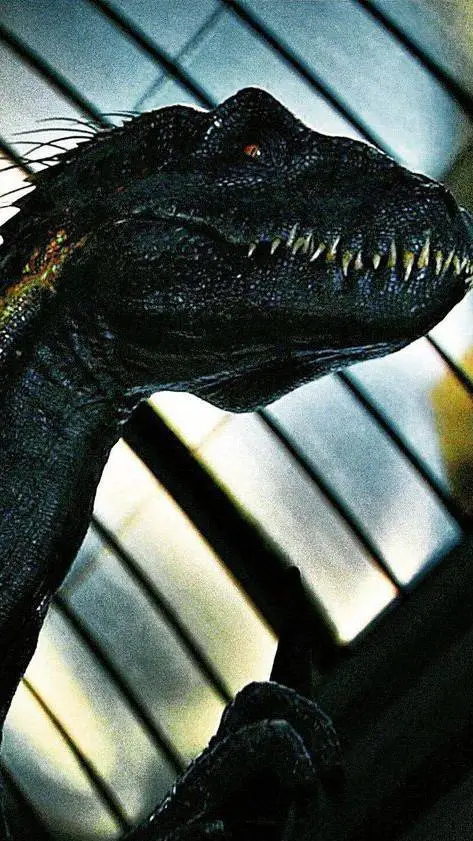 ai character:  indoraptor king background