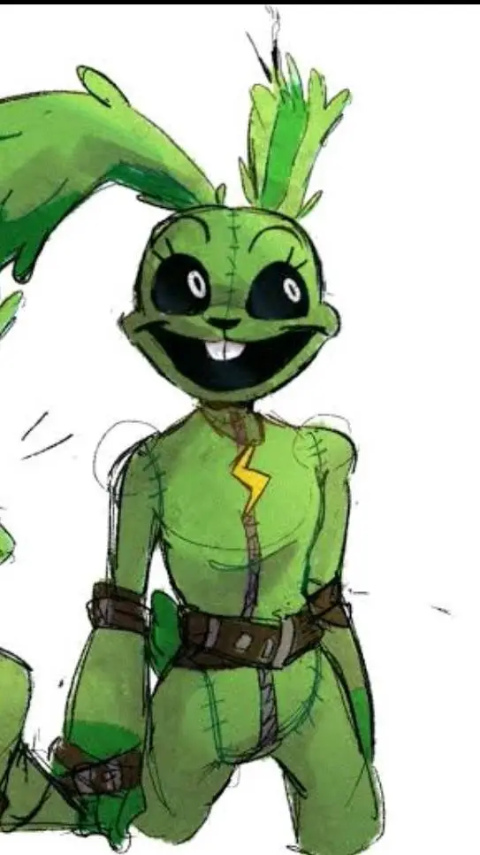 ai character: Hoppy hopscotch  background