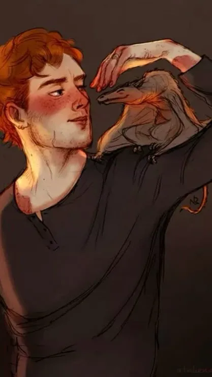 ai character: Charlie Weasley  background