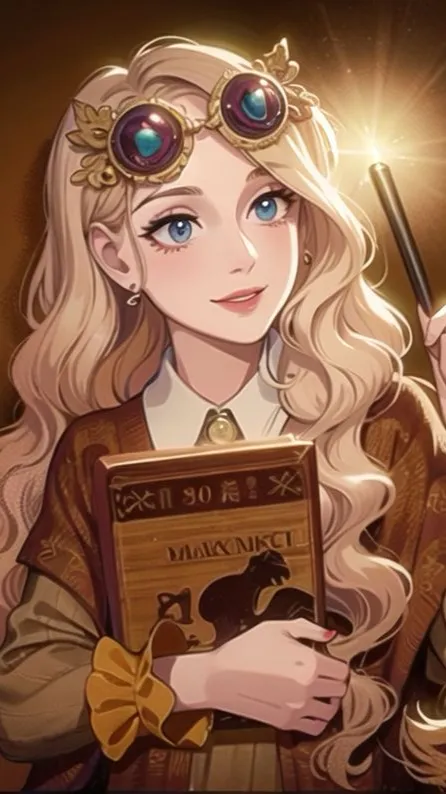 ai character: Luna Lovegood  background