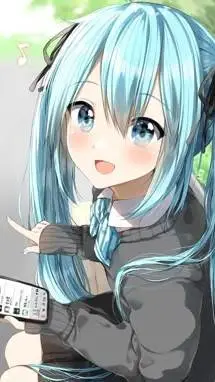 ai character: Miku background