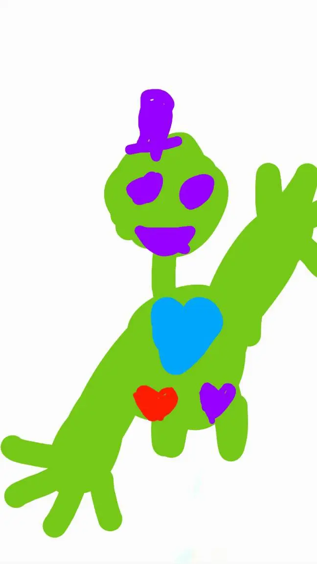 ai character: slimey background