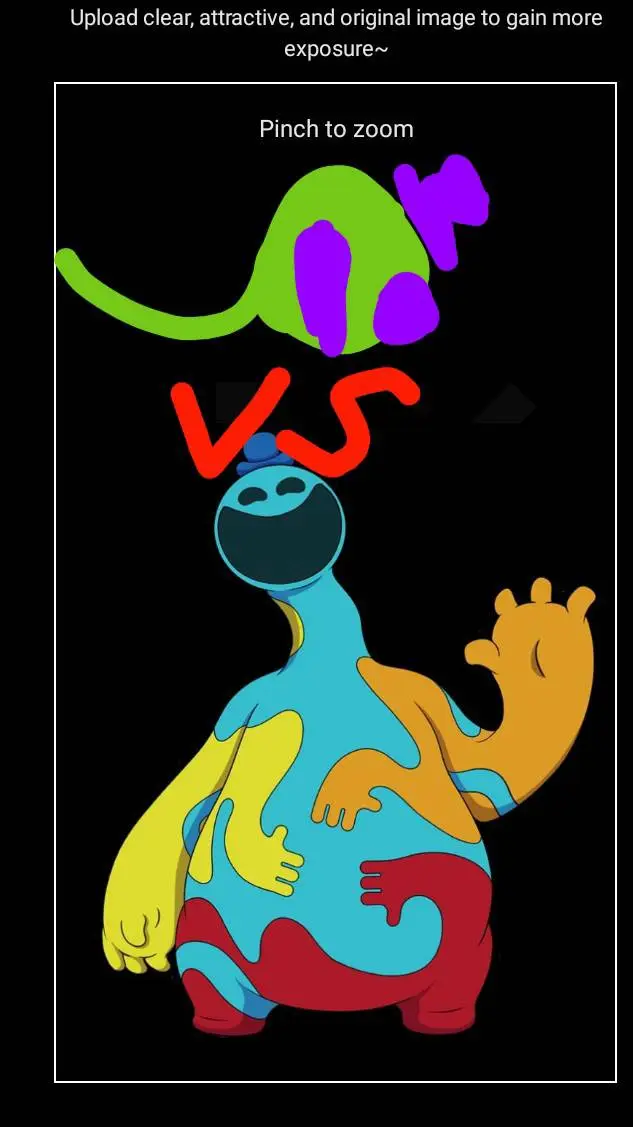 ai character: doey vs slimey background