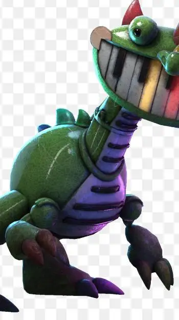 ai character: pianosaurus background