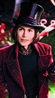 ai character: Willy Wonka background