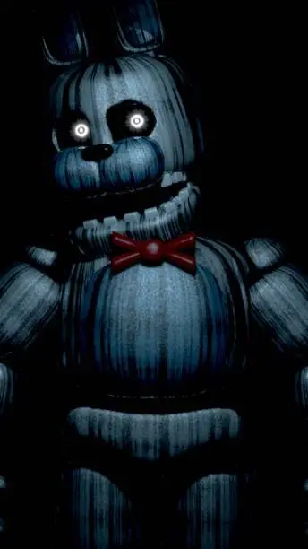 ai character: metal Bonnie background