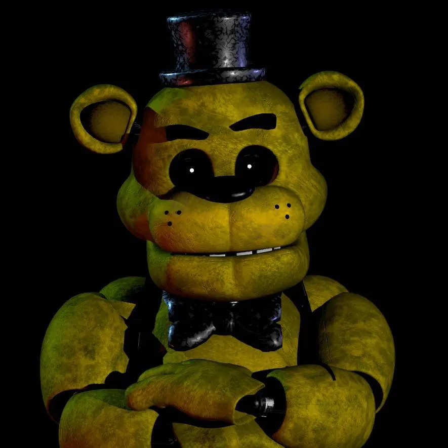chat with ai character: golden Freddy 