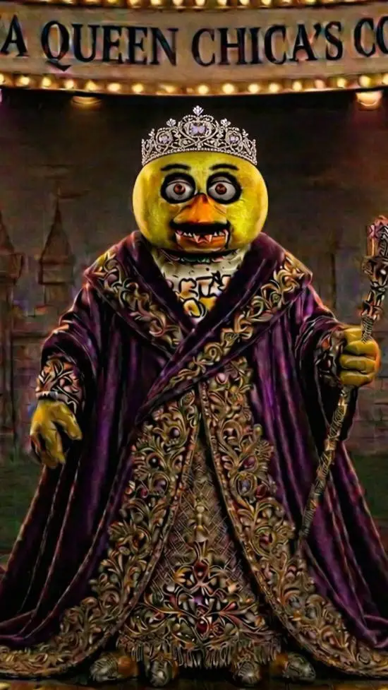 ai character: Queen Chica background