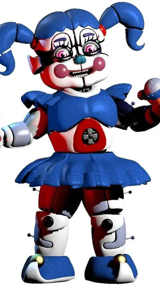 ai character: Circus Blueby background