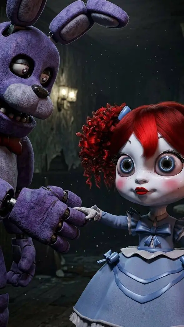 ai character: Bonnie x Poppy background