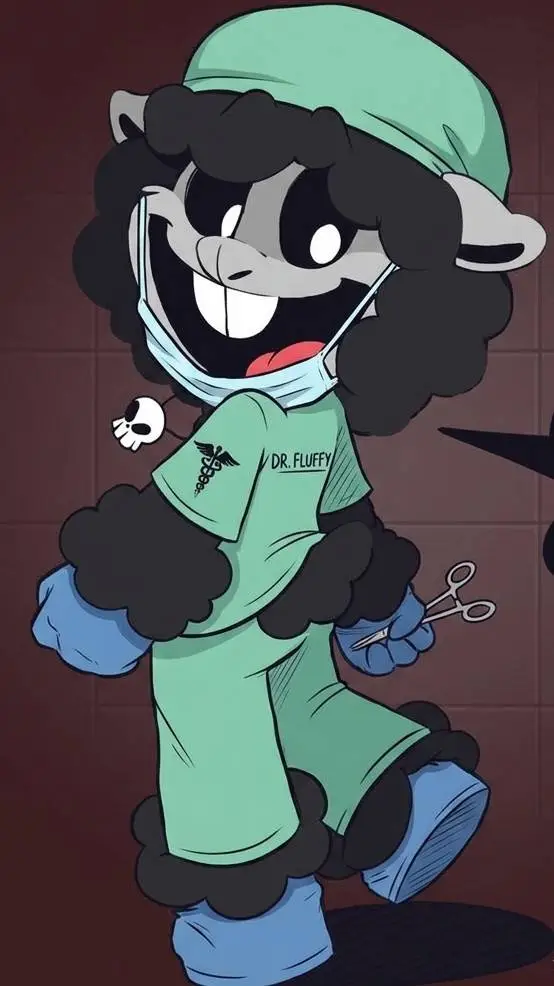 ai character: surgeon Baba chop  background