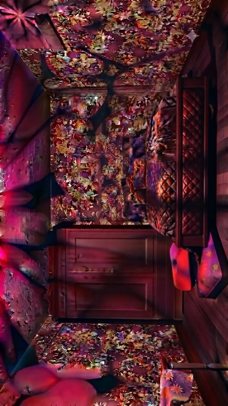 ai character: mysterious room background