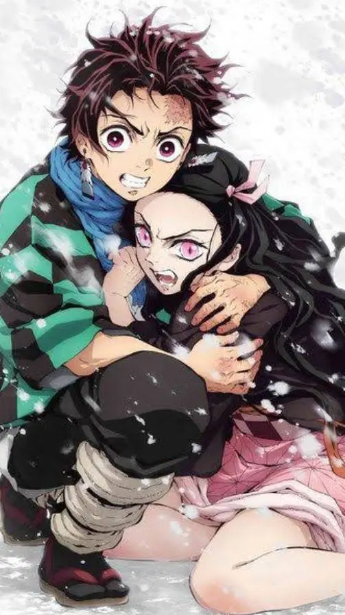 ai character: nezuko tanjiro background