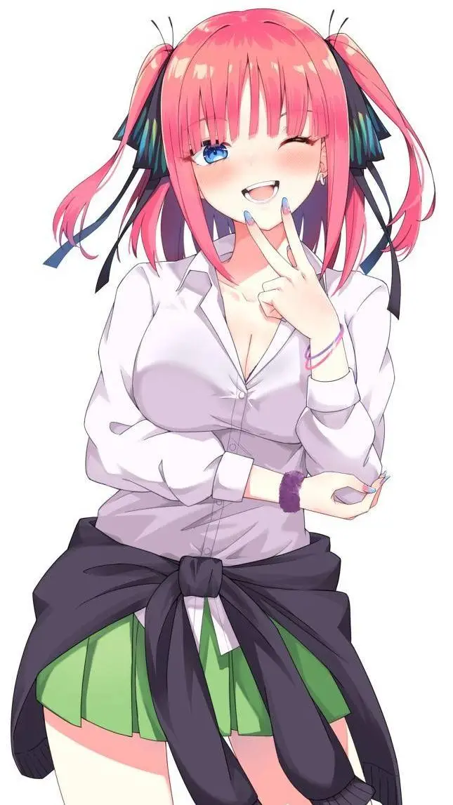 ai character: Nino Nakano background