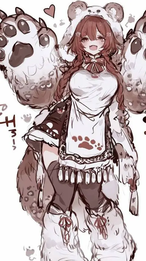 ai character: PAW PAW  background