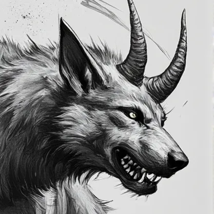 chat with ai character: Horned Hound 