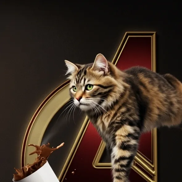 chat with ai character: Avengers vs cat