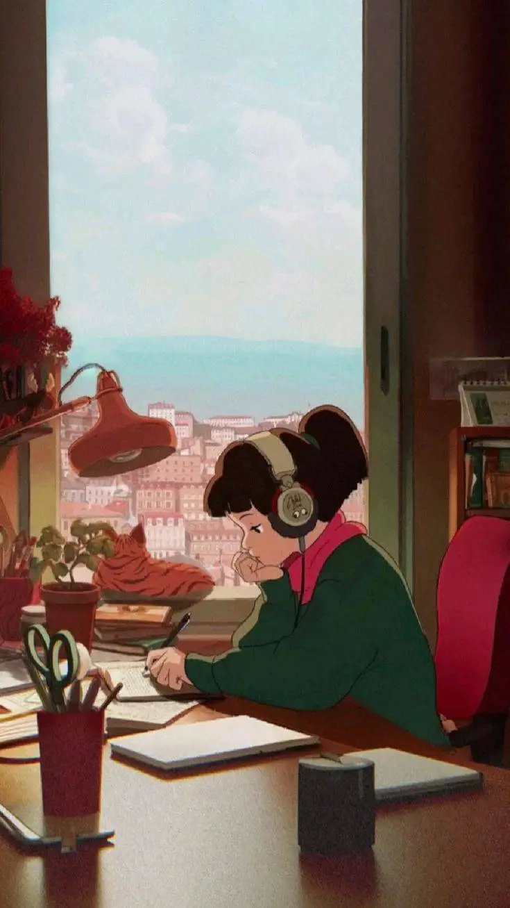 ai character: Lofi Girl background