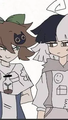 ai character: Zip y Claire ❤️🔃🖤 background