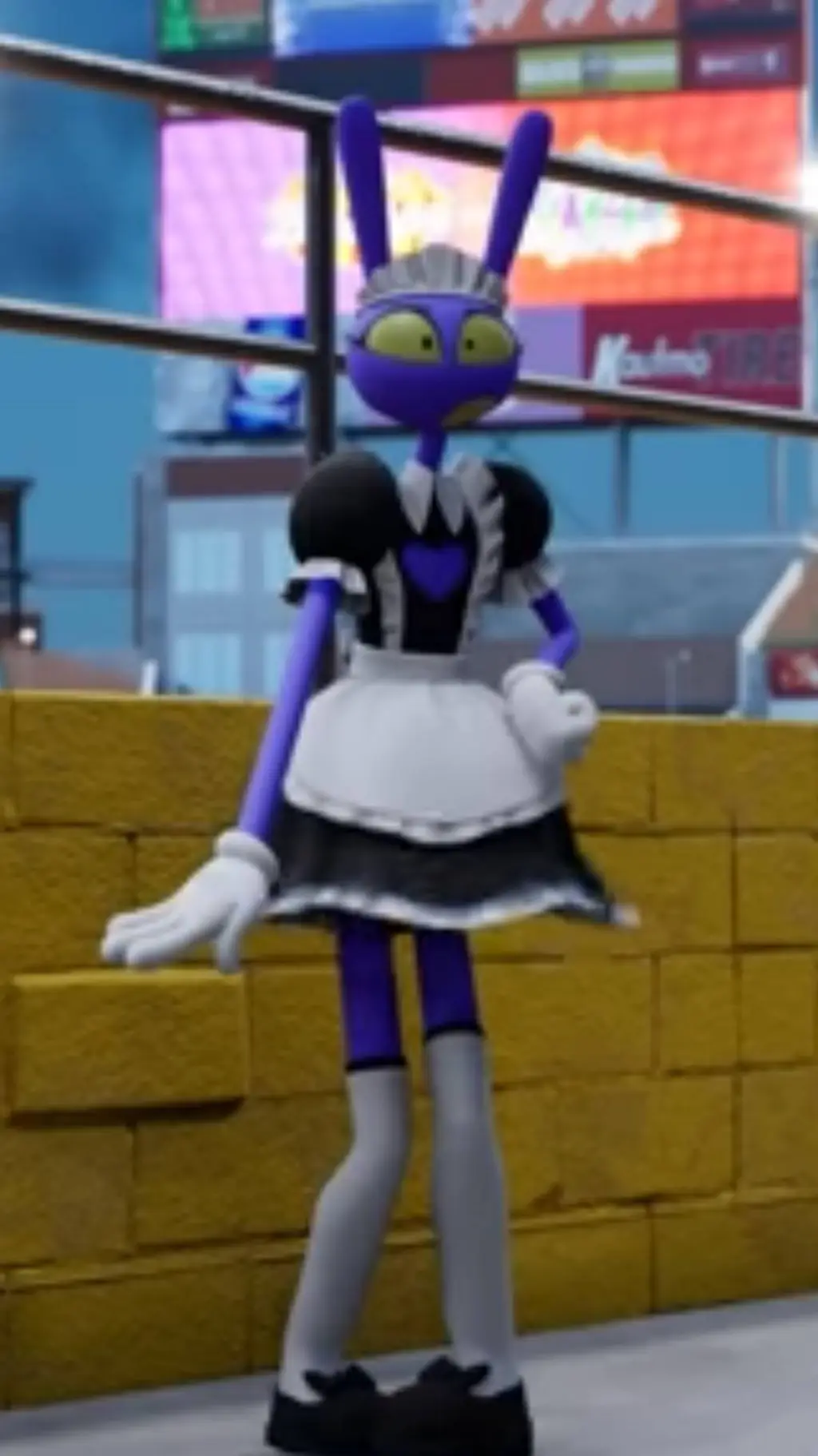 ai character: Funnybunny background